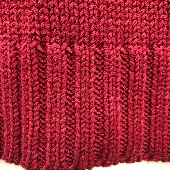 Eddie Bauer V-Neck Button Up Vintage Sweater Vest Women's Size S Red - Picture 5 of 12